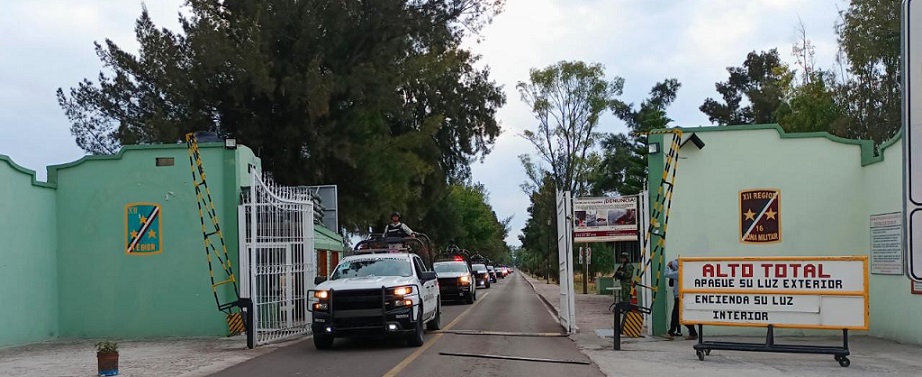 Military Personnel Arrives Guanajuato 4