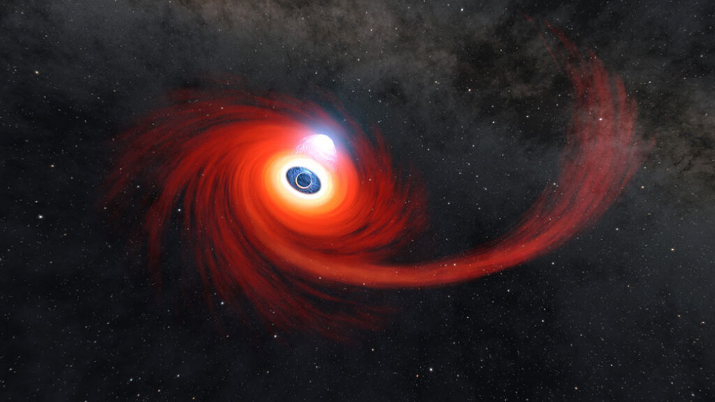 Black Hole Snacking a Star NASA 6