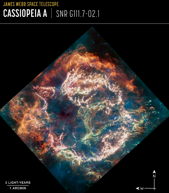 Cassiopeia A NASA Webb Space Telescope 5