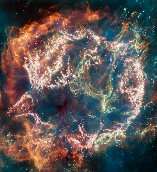 Cassiopeia A NASA Webb Spac4 