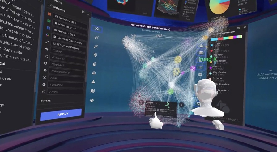 VR AI Visualization NASA 3