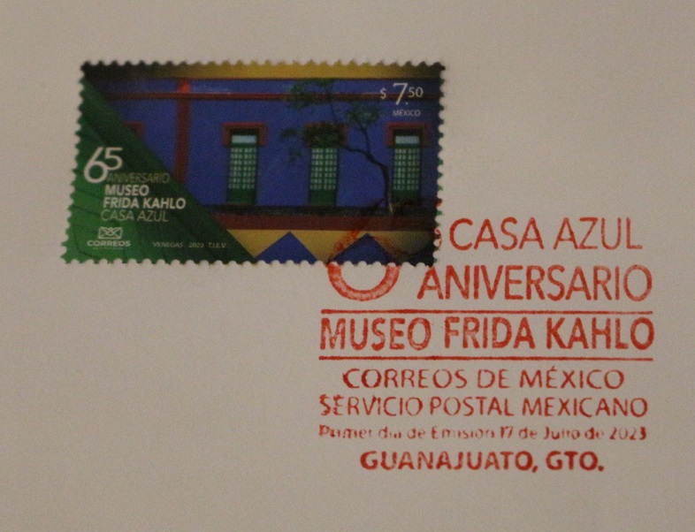 Stamp Frida Kahlo Diego Rivera 4