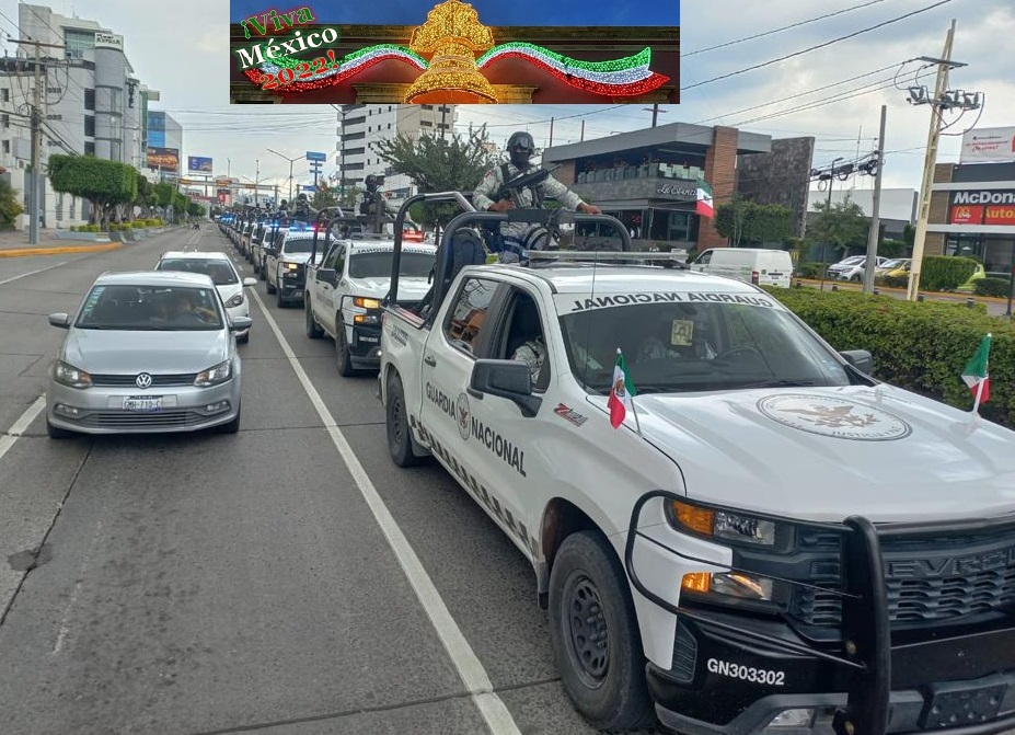 The National Guard reinforces security in Leon