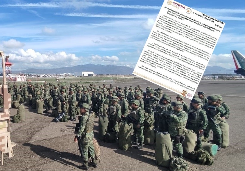 SEDENA sends more troops to Guanajuato
