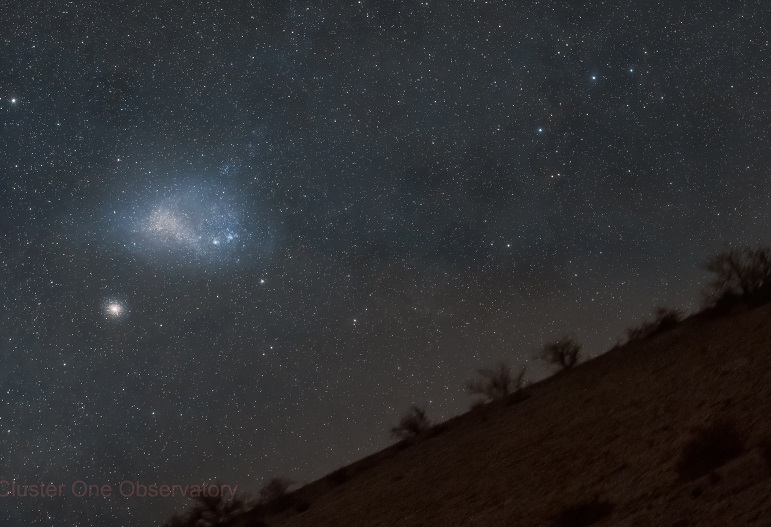 Magellanic Clouds over Chile