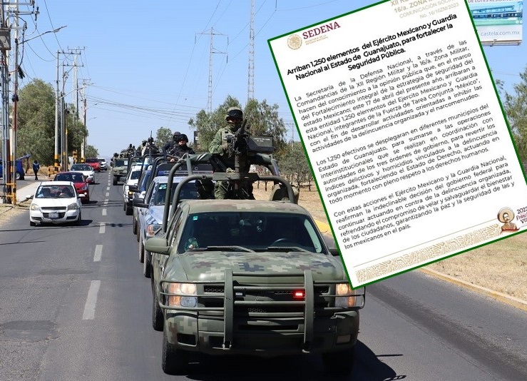 Military increases staff in Guanajuato