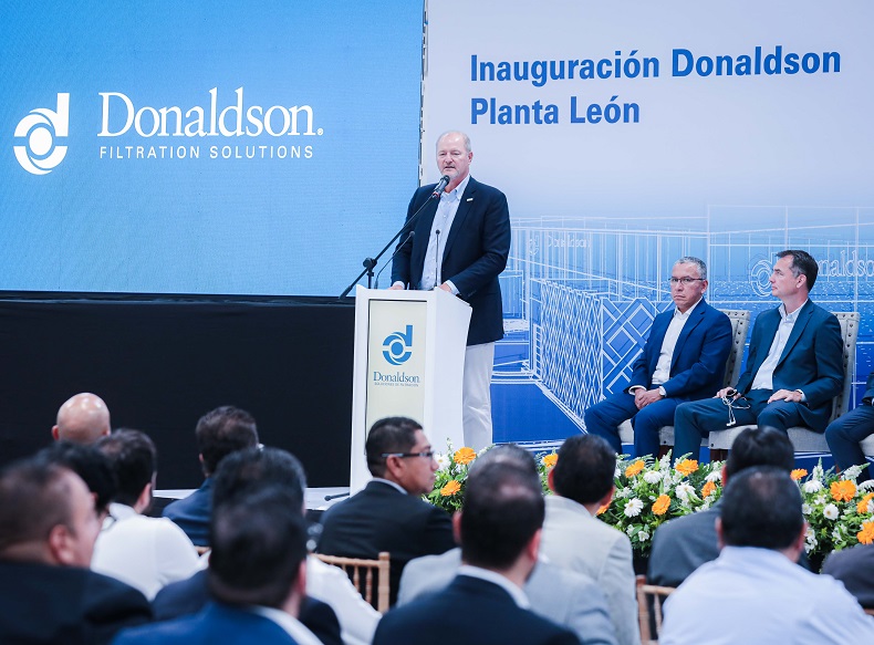 Donaldson company is inaugurated in Leon
