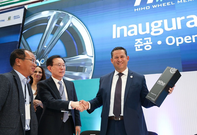 Governor inaugurates HIHO Wheel plant in Guanajuato