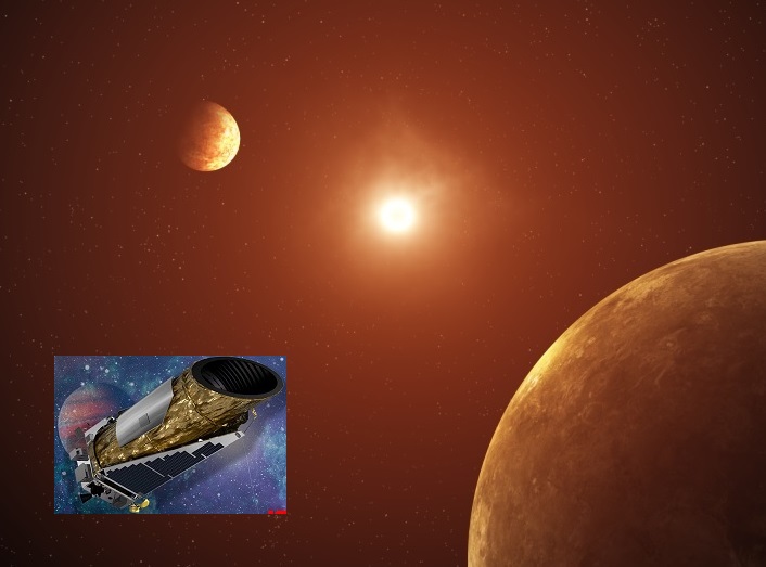 Scorching, 7-planet system revealed by Kepler