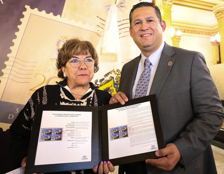 Stamp celebrates liberty and sovereignity of Guanajuato