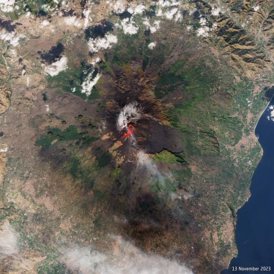 Mount Etna Lava Space ESA 4