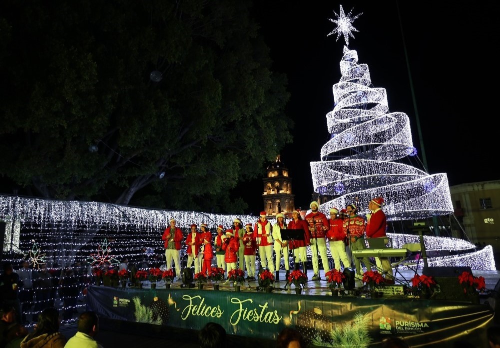Magic and lights for Christmas in Purisima