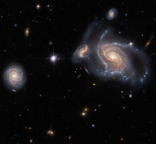 Galaxy Neighborhood NASA Hubble Space Telescope 3