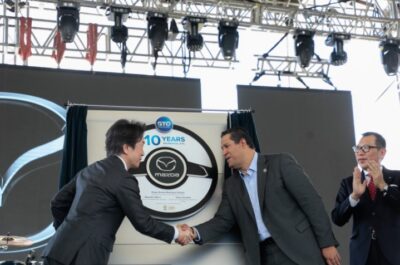 Mazda celebrates 10 years in Guanajuato Mazda celebrates 10 years in Guanajuato