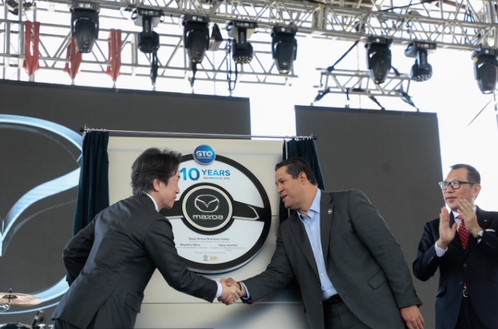 Mazda celebrates 10 years in Guanajuato