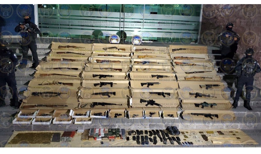 Guanajuato is second in confiscation of firearms