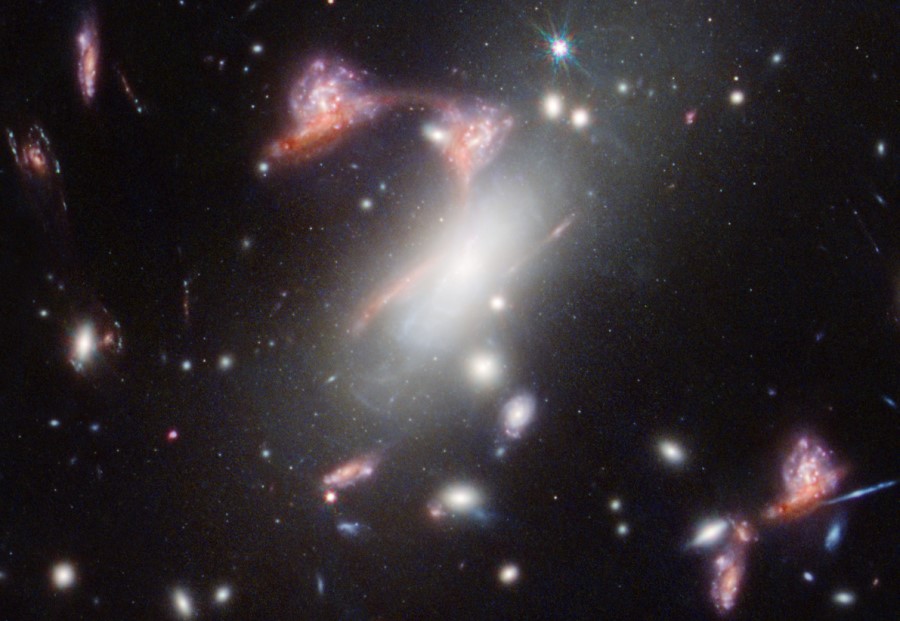 Webb reveals galaxy forming cosmic question mark