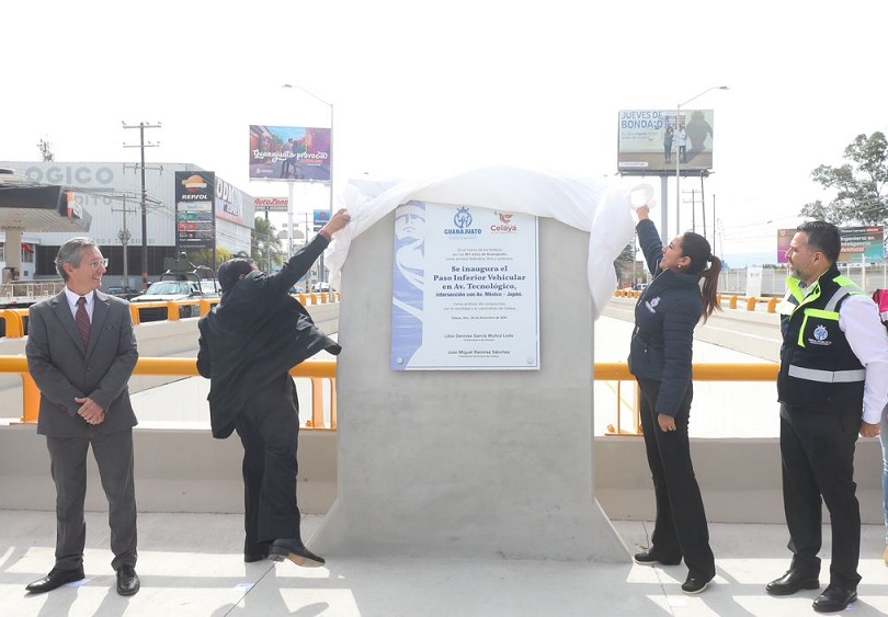 Celaya opens the Vehicular Underpass