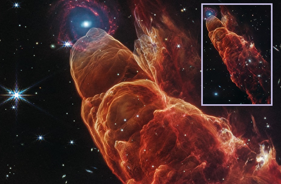 Webb unmasks nature of Cosmic Tornado 