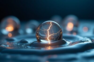 ‘Microlightning’: Life could have sparked in water droplets ‘Microlightning’: Life could have sparked in water droplets