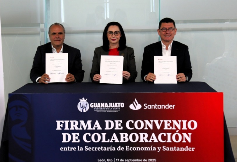 Guanajuato and Santander Bank join to strengthen MSMEs