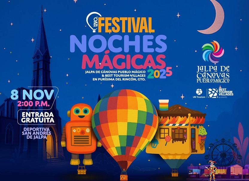 Presented, ‘Magic Nights’ in Jalpa de Canovas