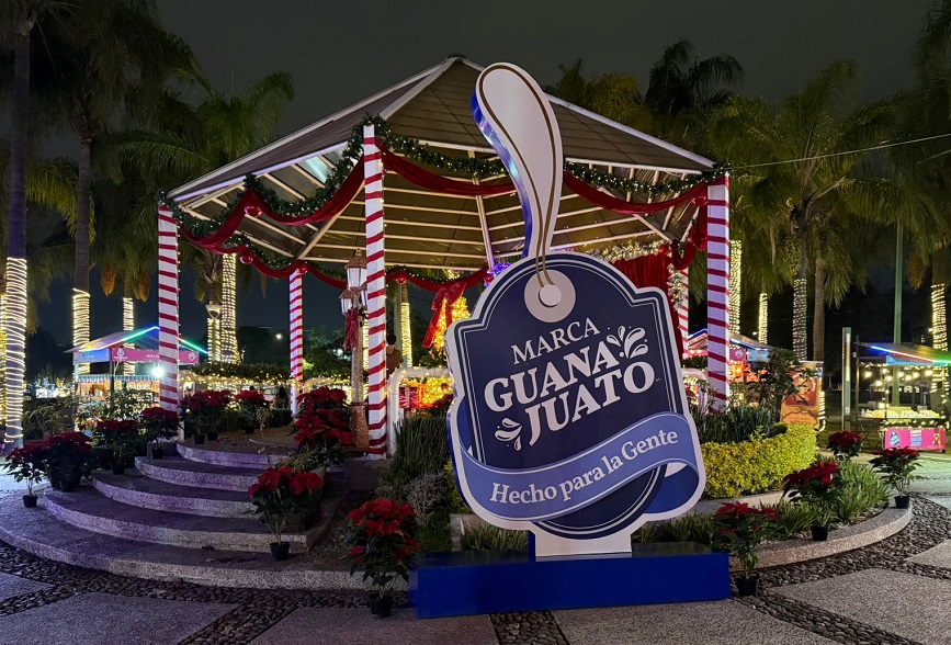 Marca Gto arrives at Leon Christmas Village