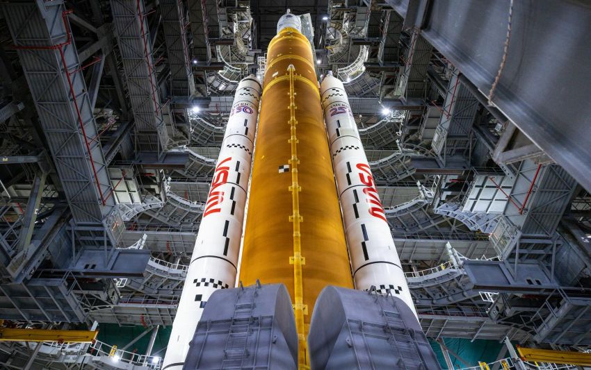 Artemis 2 moon rocket is back at the launch pad