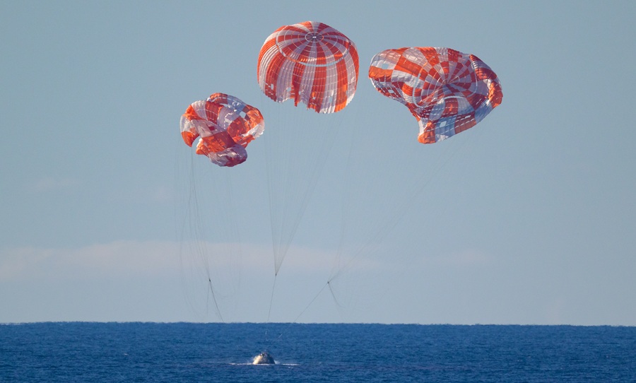 Splashdown! Artemis 2 is back from the Moon