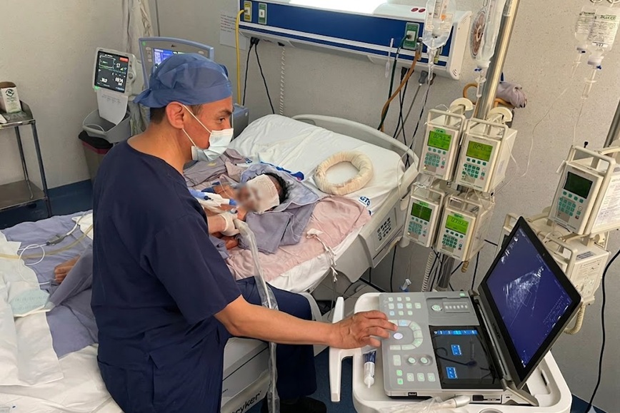 Guanajuatense kid is taken to Texas for health care